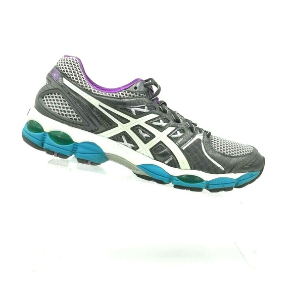 ASICS GEL NIMBUS 14 Womens Running Shoe sz 10 Grey - Picture 1 of 8